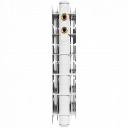 Радиатор биметаллический STOUT TITAN VENTIL 350 10 секций нижнее правое подключение - купить в Екатеринбурге