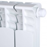 Радиатор биметаллический STOUT Space 500 4 секции нижнее правое подключение RAL9016 - купить в Екатеринбурге