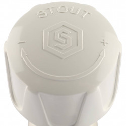 Клапан ручной терморегулирующий STOUT SVRs с неподъемным шпинделем, прямой 3/4 - купить в Екатеринбурге