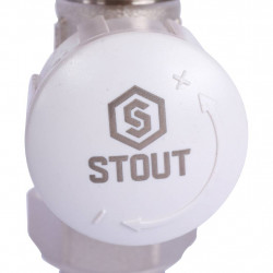 Клапан термостатический прямой STOUT 1/2 х 3/4 ЕК - купить в Екатеринбурге