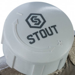 Клапан термостатический STOUT прямой 1/2 - купить в Екатеринбурге