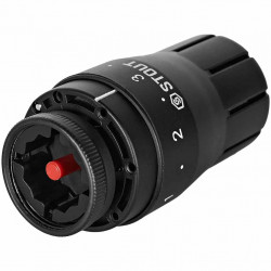Головка термостатическая STOUT Design черная, жидкостная M30x1,5 - купить в Екатеринбурге