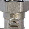 Узел нижнего подключения радиатора STOUT для однотрубной системы, угловой 3/4 - купить в Екатеринбурге