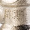 Узел нижнего подключения радиатора STOUT для однотрубной системы, прямой 3/4 - купить в Екатеринбурге