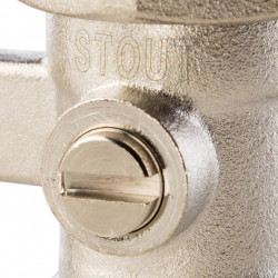 Узел нижнего подключения радиатора STOUT для двухтрубной системы, прямой 3/4 - купить в Екатеринбурге