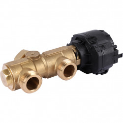 Комплект трехходового клапана STOUT для котла + бойлера 3/4 Kvs 4,4 м3/ч SFB-0001-000001 - купить в Екатеринбурге