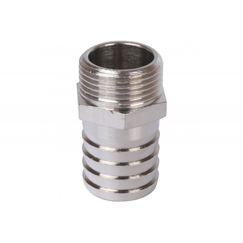 Штуцер STOUT НР никелированный 3/8 x12 - купить в Екатеринбурге