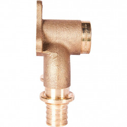 SFA-0040-002012 STOUT Проточный настенный угольник 20x1/2 бронзовый для труб из сшитого полиэтилена (340034G042028B) - купить в 