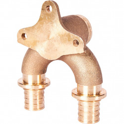 SFA-0040-002012 STOUT Проточный настенный угольник 20x1/2 бронзовый для труб из сшитого полиэтилена (340034G042028B) - купить в 