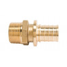 Переходник STOUT с наружной резьбой 20xR 3/4 для труб из сшитого полиэтилена аксиальный - купить в Екатеринбурге