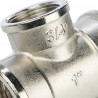Тройник STOUT ВВ переходной никелированный 1 X3/4X1 - купить в Екатеринбурге