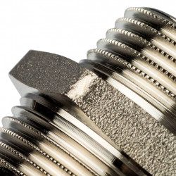 Ниппель НН STOUT переходной никелированный 1 1/2X1 1/4 - купить в Екатеринбурге
