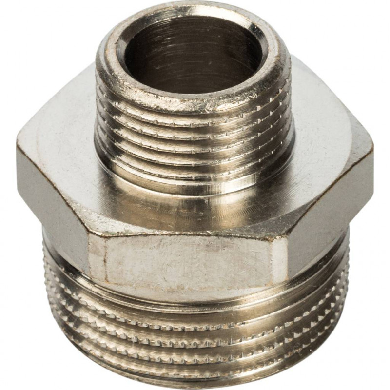 Ниппель НН STOUT переходной никелированный 3/4X3/8 - купить в Екатеринбурге