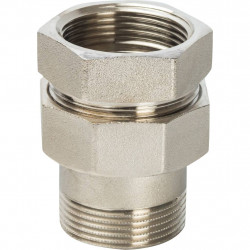 Разъемное соединение STOUT американка ВН никелированное, уплотнение под гайкой 1 1/2 o-ring кольцо - купить в Екатеринбурге
