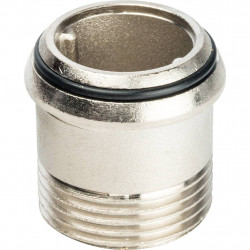 Разъемное соединение STOUT американка ВН никелированное, уплотнение под гайкой 1 o-ring кольцо - купить в Екатеринбурге