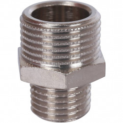 Ниппель НН STOUT переходной никелированный 3/8X1/4 - купить в Екатеринбурге