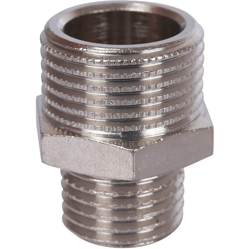 Ниппель НН STOUT переходной никелированный 3/8X1/4 - купить в Екатеринбурге