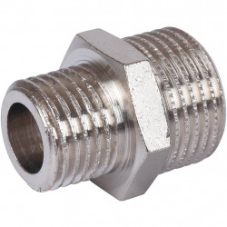 Ниппель НН STOUT переходной никелированный 3/8X1/4 - купить в Екатеринбурге