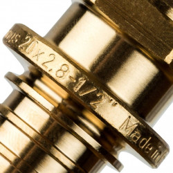 Переходник STOUT с наружной резьбой 20xR 1/2 для труб из сшитого полиэтилена аксиальный - купить в Екатеринбурге