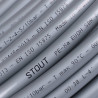 Труба из сшитого полиэтилена STOUT PEX 16х2,2 (бухта 100 метров, серая) - купить в Екатеринбурге