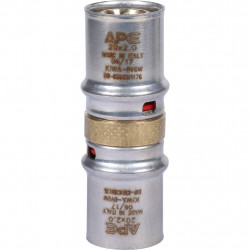 Муфта STOUT соединительная равнопроходная 20х20 для металлопластиковых труб прессовой - купить в Екатеринбурге