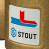 Термостатический смесительный клапан STOUT G 1 1/4 НР 70°С - купить в Екатеринбурге