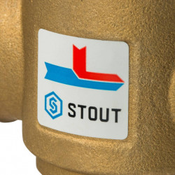 Термостатический смесительный клапан STOUT SVM-0030 G 1 1/4 НР 55°С - купить в Екатеринбурге