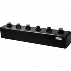 Стальной распределительный коллектор STOUT SDG-0017 3(5) отопительных контура, в теплоизоляции DN 25 - купить в Екатеринбурге