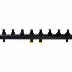 SDG-0016-004004 STOUT Стальной распределительный коллектор 4 отопительных контура. В теплоизоляции DN 25 - купить в Екатеринбург