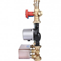 Насосная группа STOUT SDG-0038 с теплообменником 34 пластины,с насосом Grundfos UPSO 25-65 в теплоизоляции - купить в Екатеринбу