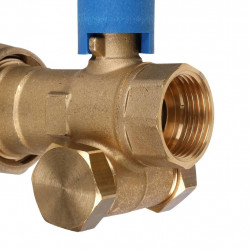 STOUT SDG-0003 Насосная группа с 3-х ходовым приводным смесителем 1"с насосом Grundfos UPM3 Hybrid 25-70 - купить в Екатеринбург