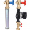 STOUT SDG-0001 Насосная группа с прямым контуром 1" с насосом Grundfos UPM3 Hybrid 25-70 - купить в Екатеринбурге