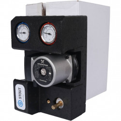 STOUT SDG-0007 Насосная группа с 3-х ходовым приводным смесителем 3/4" с насосом Grundfos UPSO 15-65 130 - купить в Екатеринбург