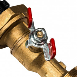 STOUT SDG-0001 Насосная группа с прямым контуром 1" с насосом Grundfos UPSO 25-65 в теплоизоляции - купить в Екатеринбурге