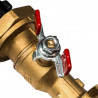 STOUT SDG-0001 Насосная группа с прямым контуром 1" с насосом Grundfos UPSO 25-65 в теплоизоляции - купить в Екатеринбурге