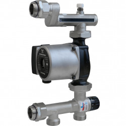 STOUT SDG-0120-005011 STOUT Насосно-смесительный узел с термостатическим клапаном 20-55°C, с насосом UPSO 25-65, 130 mm - купить