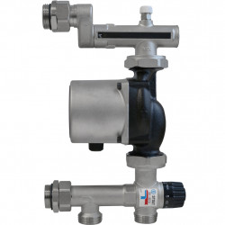 STOUT SDG-0120-005011 STOUT Насосно-смесительный узел с термостатическим клапаном 20-55°C, с насосом UPSO 25-65, 130 mm - купить