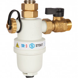 Фильтр -шламоотделитель с магнитом для настенных котлов STOUT G 3/4M-G 3/4RN-G 3/4M, - купить в Екатеринбурге