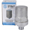 Компенсатор гидроудара, нар.р., 1/2 , покрытие — хром STOUT SVS-1014-000015 - купить в Екатеринбурге