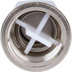 Клапан отсекающий, обратный STOUT 1/2 никель - купить в Екатеринбурге