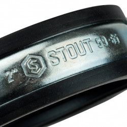 Комплект STOUT хомут+шпилька шуруп +дюбель пластиковый 2 (59-65) - купить в Екатеринбурге