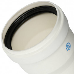 *SCA-8080-002000 STOUT Элемент дымохода конденсац. труба 2000 мм DN80 м/п PP-FE - купить в Екатеринбурге