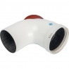 *SCA-0080-010090 STOUT Элемент дымохода отвод 90° DN80 с инспекционным патрубком - купить в Екатеринбурге