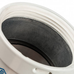 *SCA-0080-020135 STOUT Элемент дымохода горизонтальный DN80 п/м с патрубком для отвода конденсата - купить в Екатеринбурге