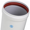 *SCA-0080-010375 STOUT Элемент дымохода труба телескопическая DN 80 315-370 мм п/м - купить в Екатеринбурге