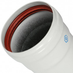 *SCA-0080-002000 STOUT Элемент дымохода DN80 труба 2000 мм п/м - купить в Екатеринбурге