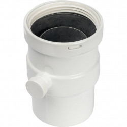 *SCA-0080-020137 STOUT Элемент дымохода вертикальный D80 п/м с патрубком для отвода конденсата - купить в Екатеринбурге