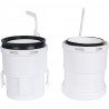 *SCA-8080-220080 STOUT Элемент дымохода конденсац. к-т адаптеров для гибкой трубы DN80 - купить в Екатеринбурге