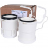 *SCA-8080-220080 STOUT Элемент дымохода конденсац. к-т адаптеров для гибкой трубы DN80 - купить в Екатеринбурге