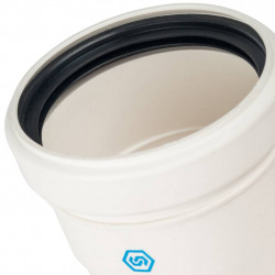 *SCA-8080-010090 STOUT Элемент дымохода конденсац. угол 87° с инспекцией DN80 м/п PP-FE - купить в Екатеринбурге